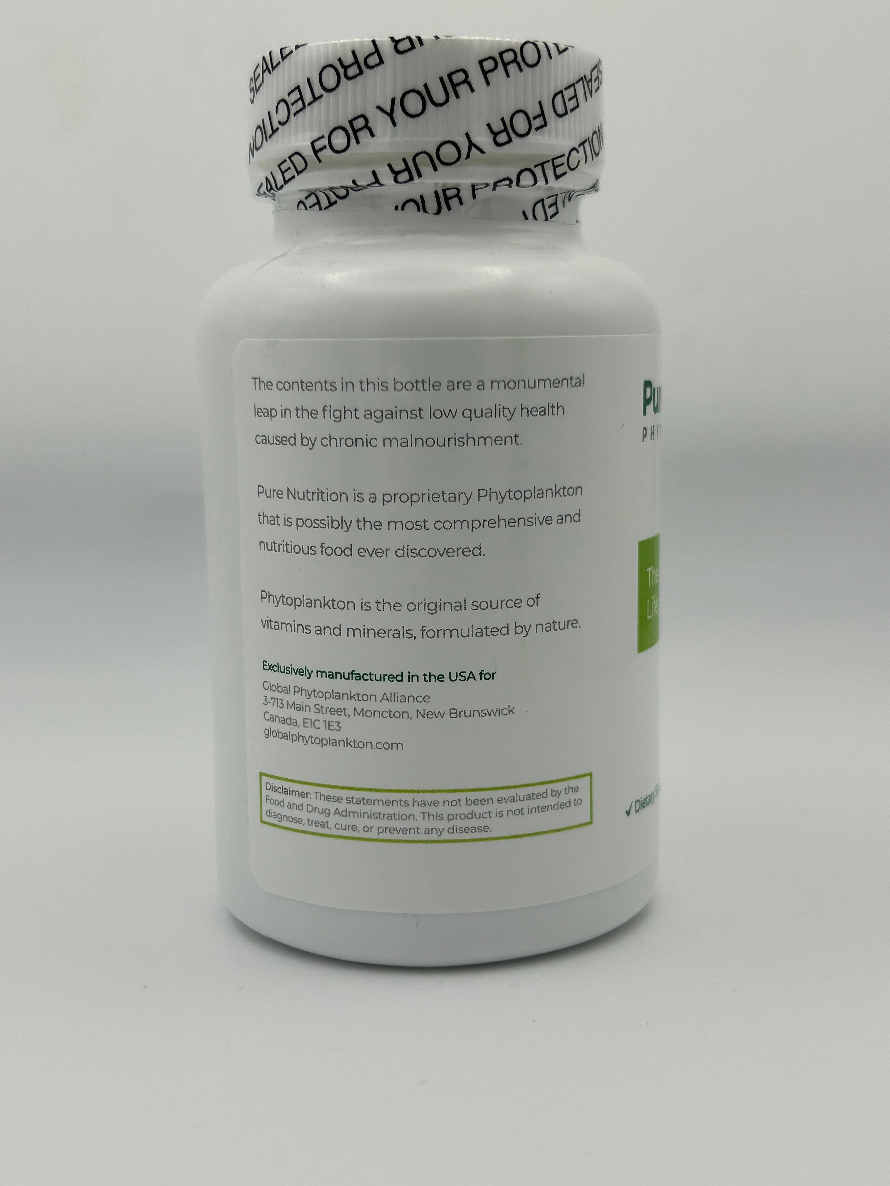 NEW – Pure Nutrition Phytoplankton Capsules & Powder